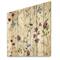 Designart - Wildflowers Chamomile and Clover Bell I - Traditional Print on Natural Pine Wood